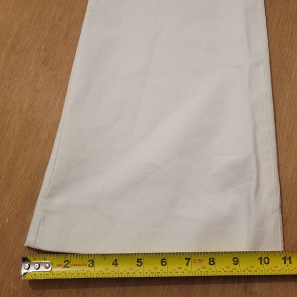 Banana Republic Premium Denim White Flare Leg Jeans Womens Size 32L (36x34) - Picture 16 of 16